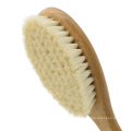 Soft Wool Beard Brush with Wood Handle for Hairdressing or Personal Care Beard Brush